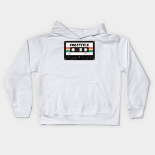 Retro 80s Music Freestyle Mixtape Colored Kids Hoodie